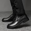 Fashion High Quality Brand Men's Genuine Leather Shoes Office Business Dress Shoes Men's Casual Shoes Thick Soles Elevated Shoes