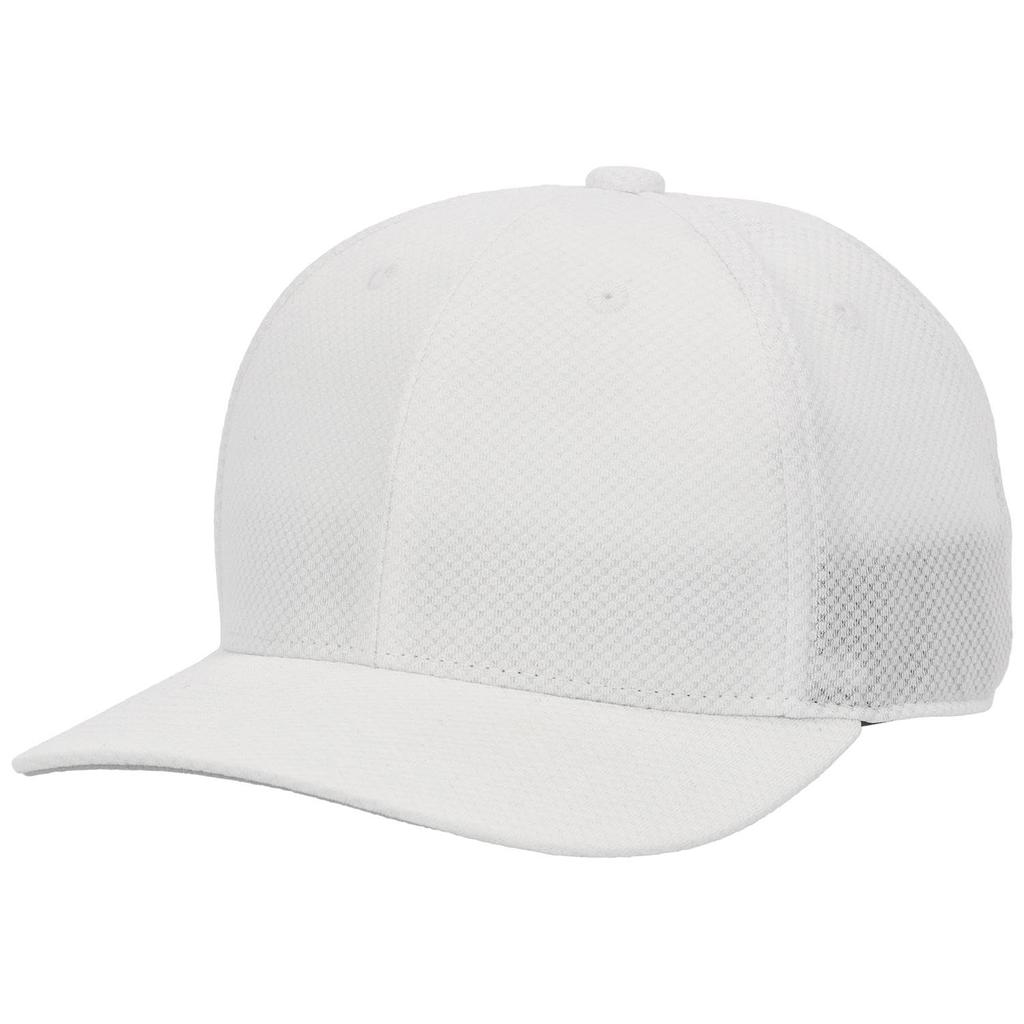 SSK Round Baseball Cap BC072 White 6-sided (10)
