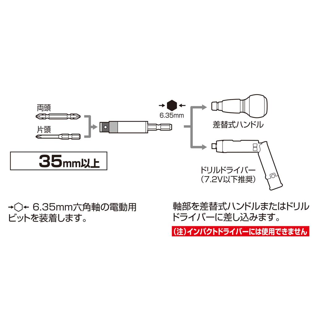 ANEX Torque Adapter for Electrical M5 ATA-M5 Work, (2.6Nm)