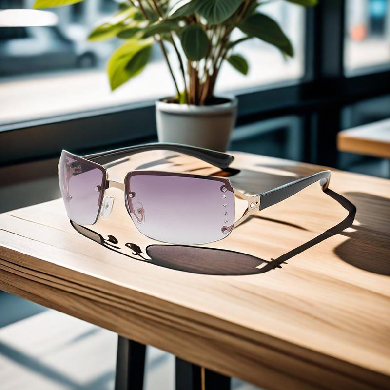 New Sunglasses Luxury Brand Design Fashionable Y2K Women Sun Glasses Camping Cycling Fishing Retro Frameless Uv400 Men Sunnies