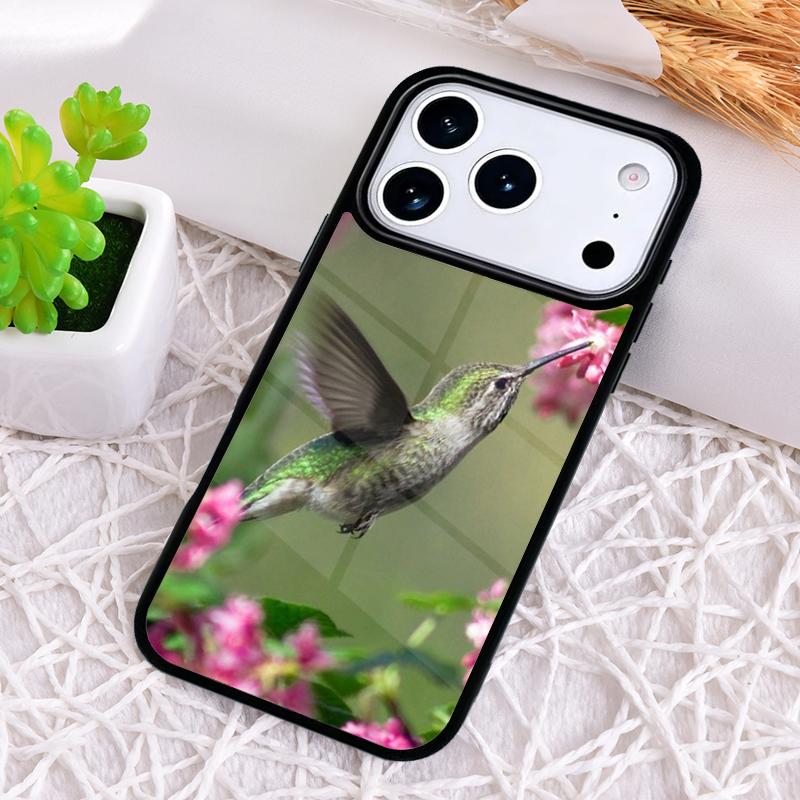 Hummingbird Phone Case for iPhone 17 Air 16 15 11 12 14 13 Pro Max Shockproof Cover