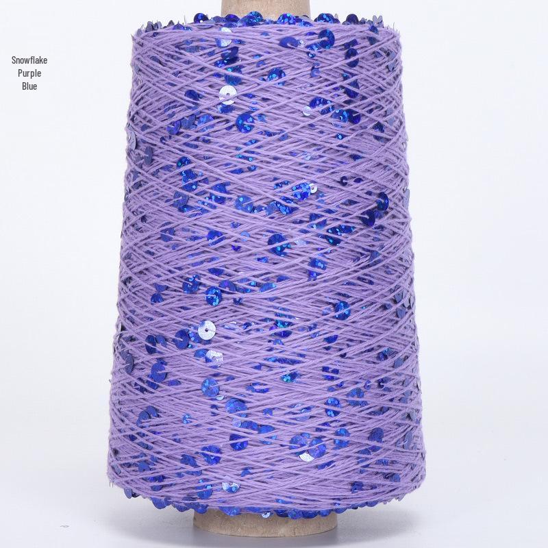 Siyue Ukraine Fil de coton tissé à la main à paillettes Boule de laine fantaisie