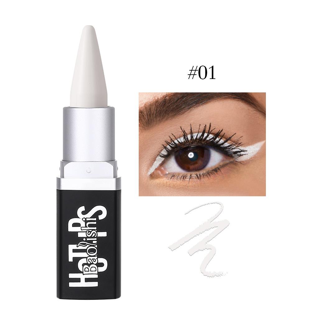 6-цветная перламутровая подводка для глаз, тени-карандаш, водостойкая, не размазывающаяся подводка для глаз, быстросохнущая, стойкая подводка-карандаш для глаз, тени для век 1#