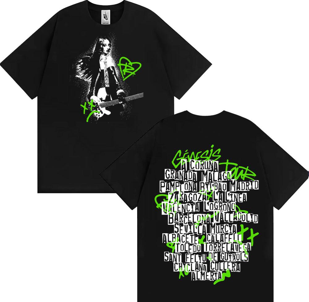 2025 Summer Singer Ruslana Album Flat Tshirt Mens Fashion Pure Cotton Aesthetic Tshirt Hiphop Pop Music Casual Tshirt