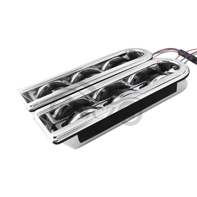 LED Lights for Harley Big Glide CVO Saddlebags and Fender, Decorative 14-20.
