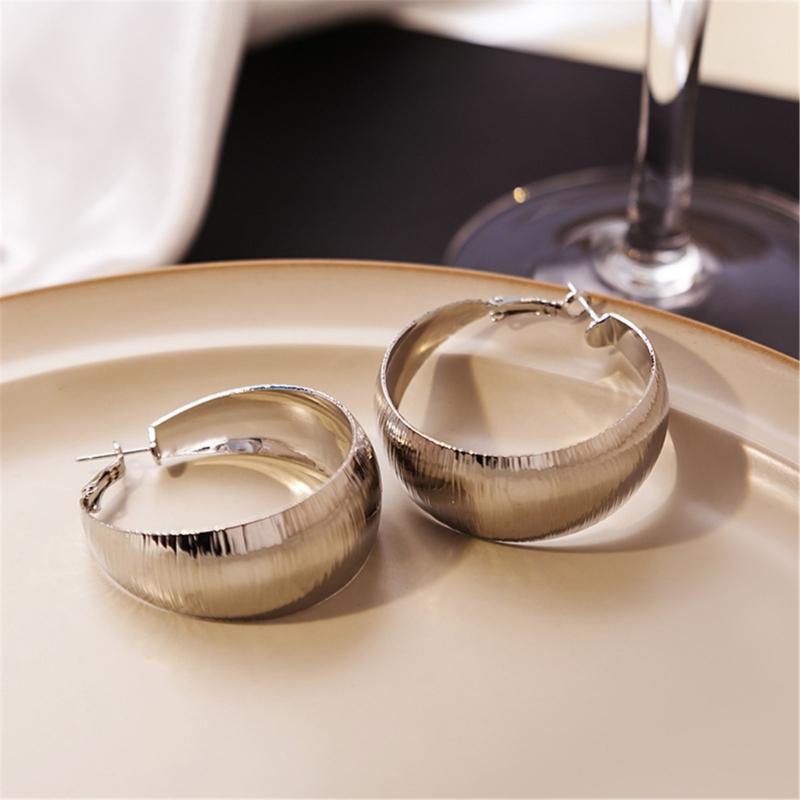 Vintage Earrings Exaggerated Earrings Wide Earrings Dangle Earrings Wide Ear Jewelry Present for Women and Girls
