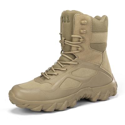 Herrenstiefel, Wüstenstiefel, Militärstiefel, Knöchelstiefel, Outdoor-Arbeitsstiefel, rutschfeste Wander- und Kletterschuhe