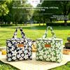 Oxford 4 Pockets Cooler Bag, Portable Handheld Insulated Lunch Bag, Outdoor Picnic Thermal Food Carrier