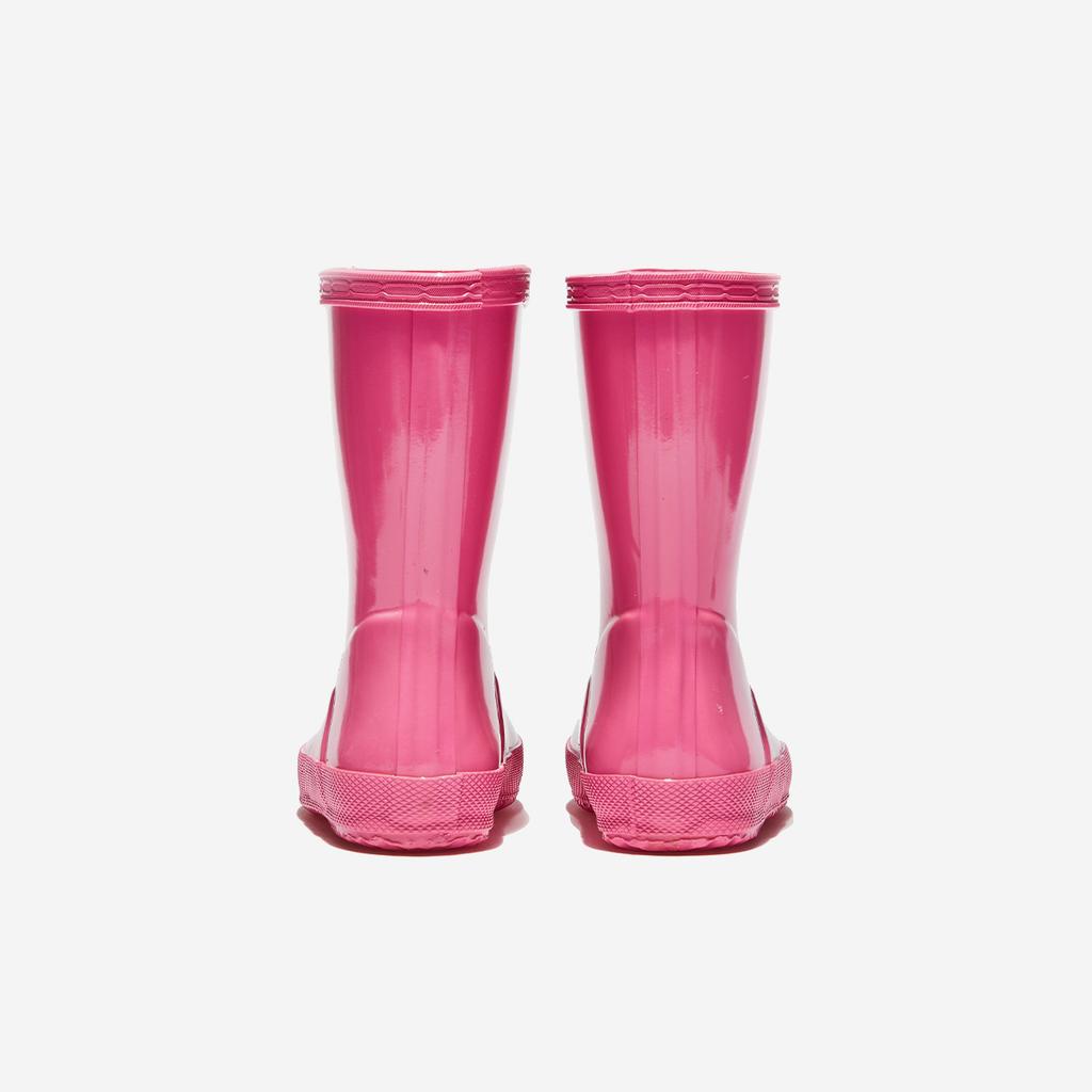 Hunter Kids First Classic Gloss Rain Boots [KFT5094RGL-PUP-PINK PUNCH]