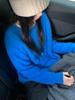Korean-Style Faux Mink Fur Fluffy Sweater for Women - Round Neck, Loose Fit, Slimming, Perfect Autumn Knitwear