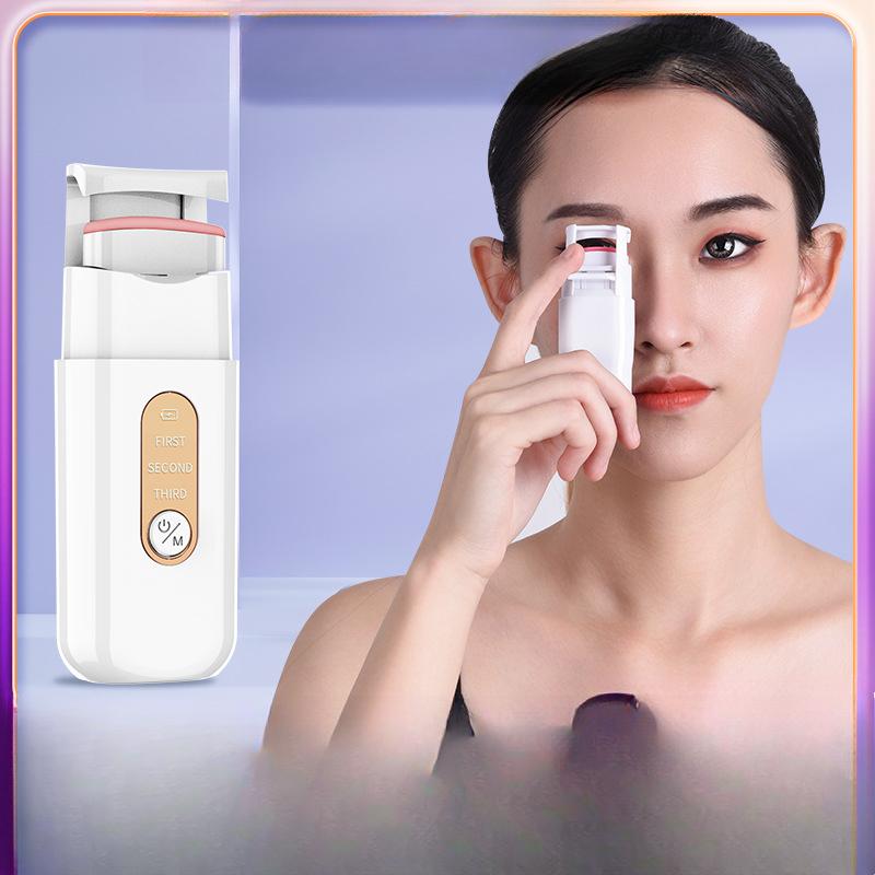 Electric Eyelash Curler Eyelash Ironing Device Long-lasting Heating Setting Eyelash Curler Portable Warm Electric Eyelash Instrument