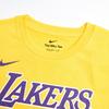 Nike NBA T-Shirt Los Angeles Lakers LeBron James 6 Comfortable Soft Lightweight Breathable Short Sleeve Kids Tops Gold 3Z2B7BCMW-LAK06
