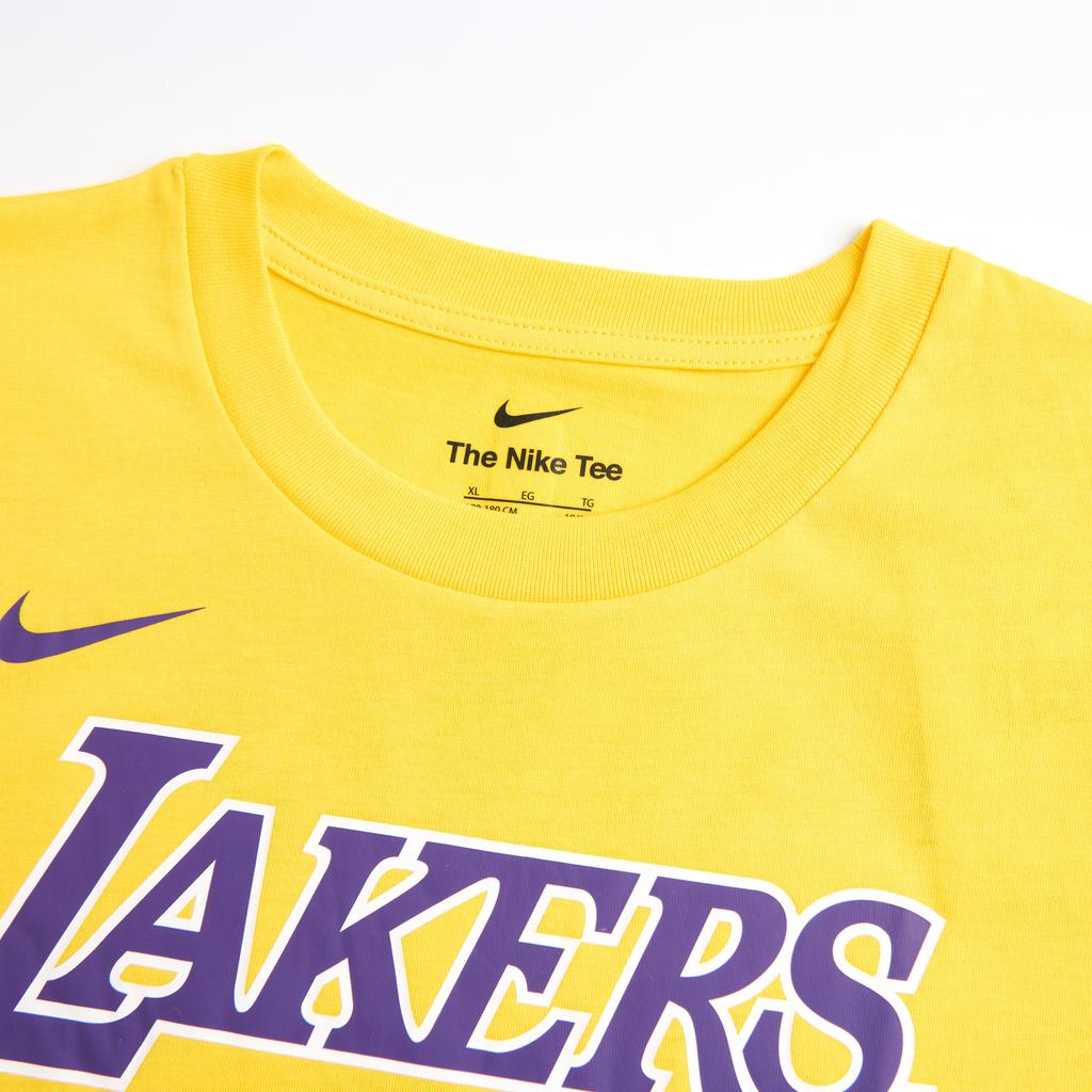 Nike NBA T-Shirt Los Angeles Lakers LeBron James 6 Comfortable Soft Lightweight Breathable Short Sleeve Kids Tops Gold 3Z2B7BCMW-LAK06