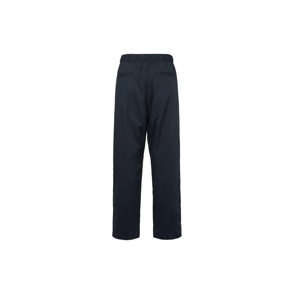 Uniqlo Jednolity Kolor Proste Nogawki Ciepłe Codzienne Spodnie Unisex do Noszenia Ciemnoniebieski 450281-68