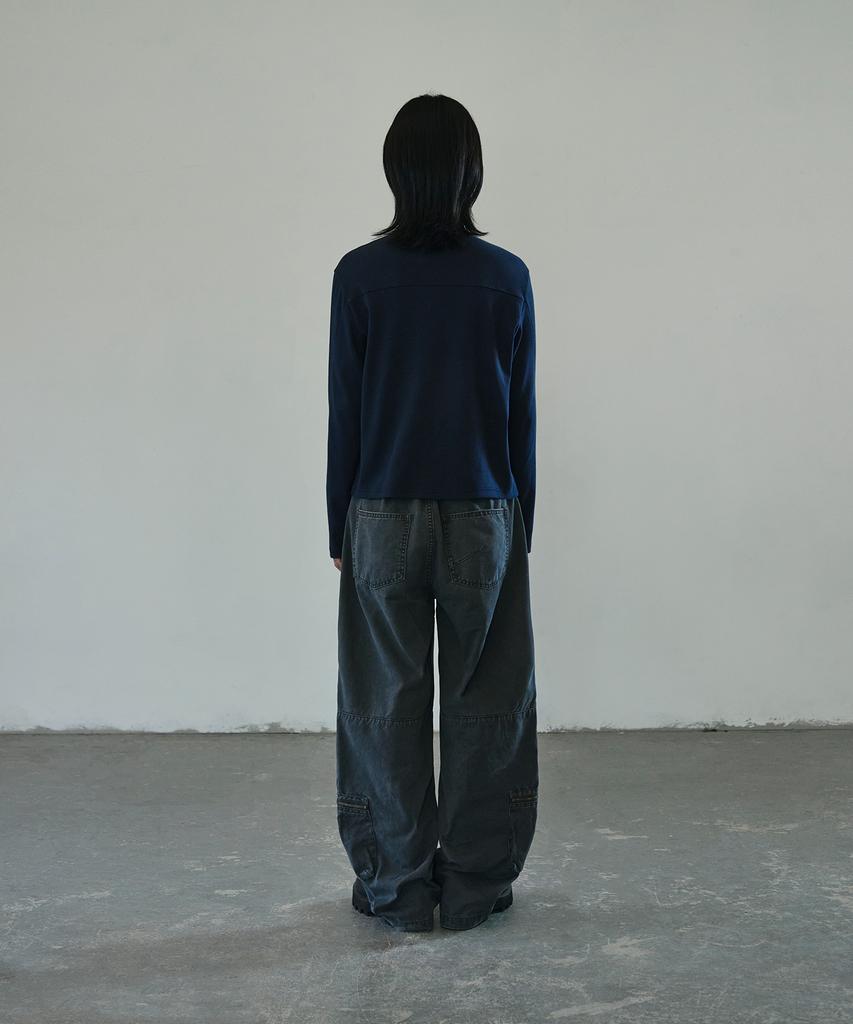 Seukeulaeteulpigsel Vtg Fade Cargo Pants [Charcoal]
