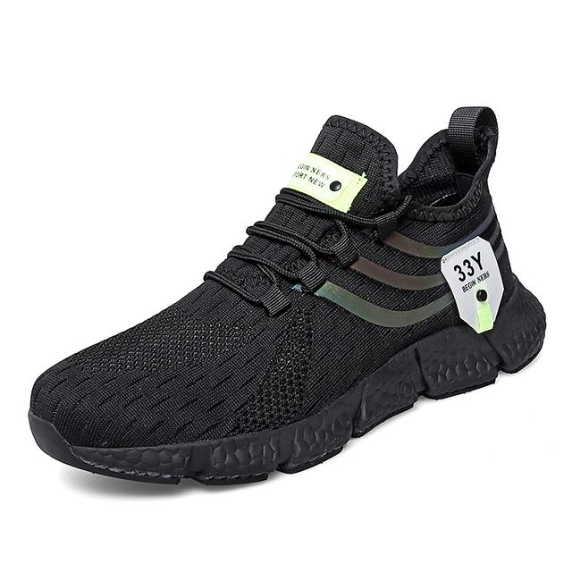 Mode Herr Sneakers Mesh Andningsbara Man Vita Löparskor Tennisskor Bekväma Utomhussporter Herr Fritidsskor Tenis Masculino
