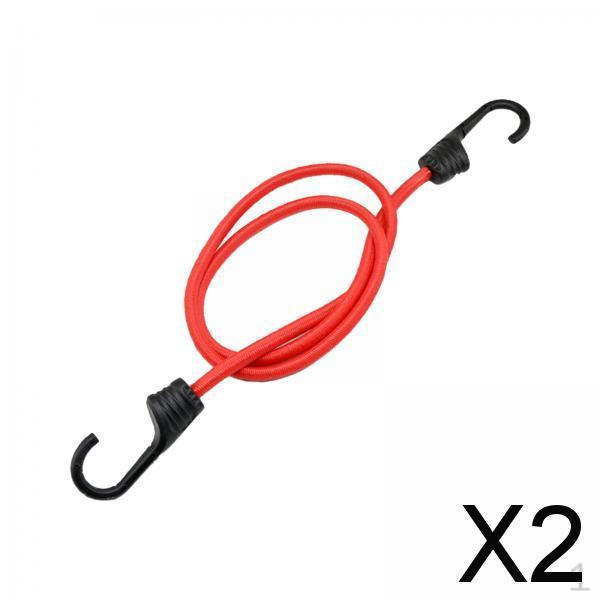 

2x Эластичный шнур, Портативный многоцелевой багажный шнур для крепления груза, эластичный ремень, для велоспорта