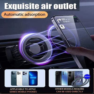 Luftauslass Typ Magnetische Saug Handyhalter 360 Grad Mobiltelefonhalter Universal Auto Halterung Innenraumzubehör