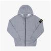 Мужская толстовка Stone Island с капюшоном и молнией, нашивка с логотипом S0m51 V0m64
