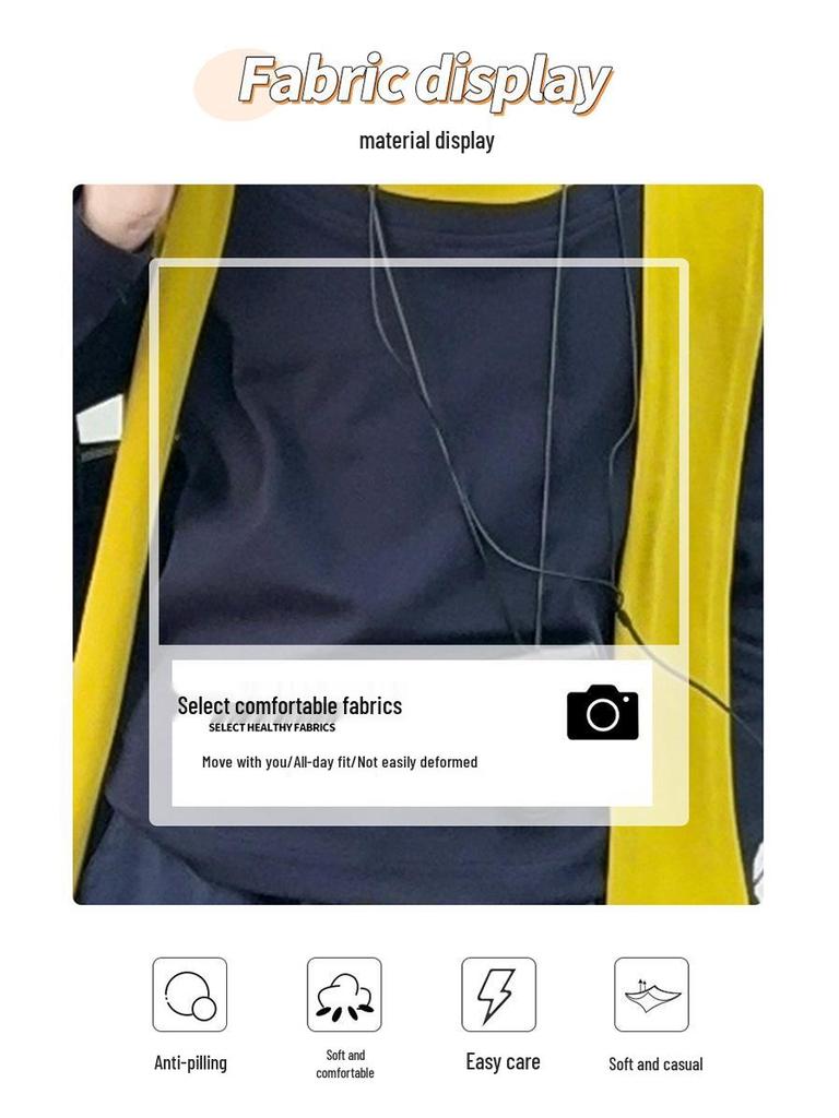 Modisches Herbst-Zweiteiler-Set für Mädchen: Langarmshirt & Hose mit weitem Bein 2025