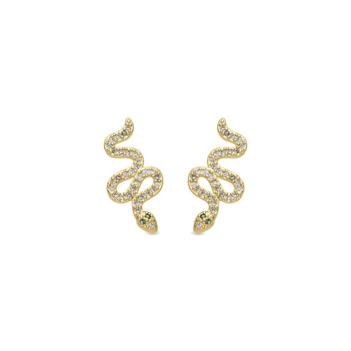 Boucles d'oreilles Luxenter Norra finition or 18k