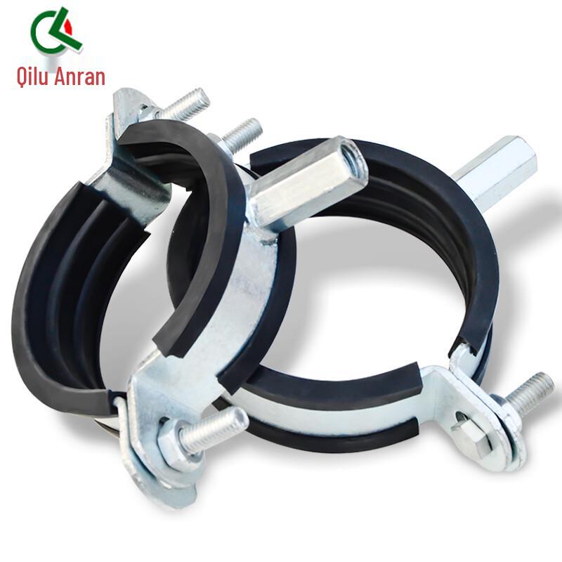 Galvanized Steel Pipe Clamp (2-Pack)