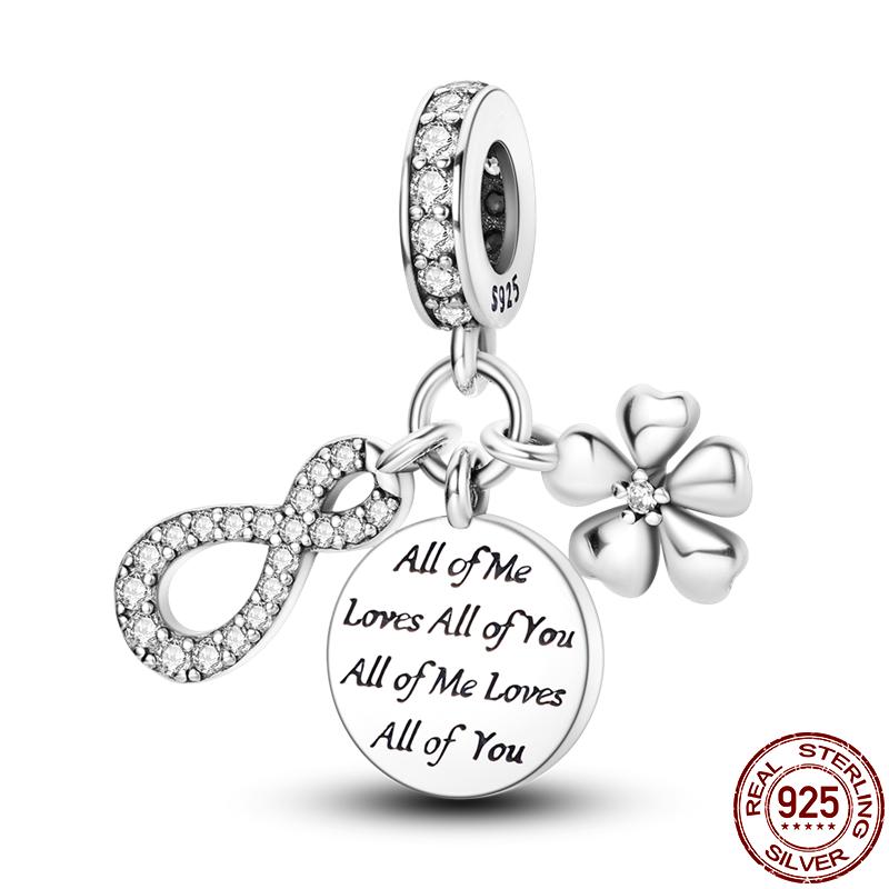 S925 Sterling Silver Luminous Colorful Fireflies Charms Fit  Bracelet Bead DIY Jewelry For Women Gift Hot Sale