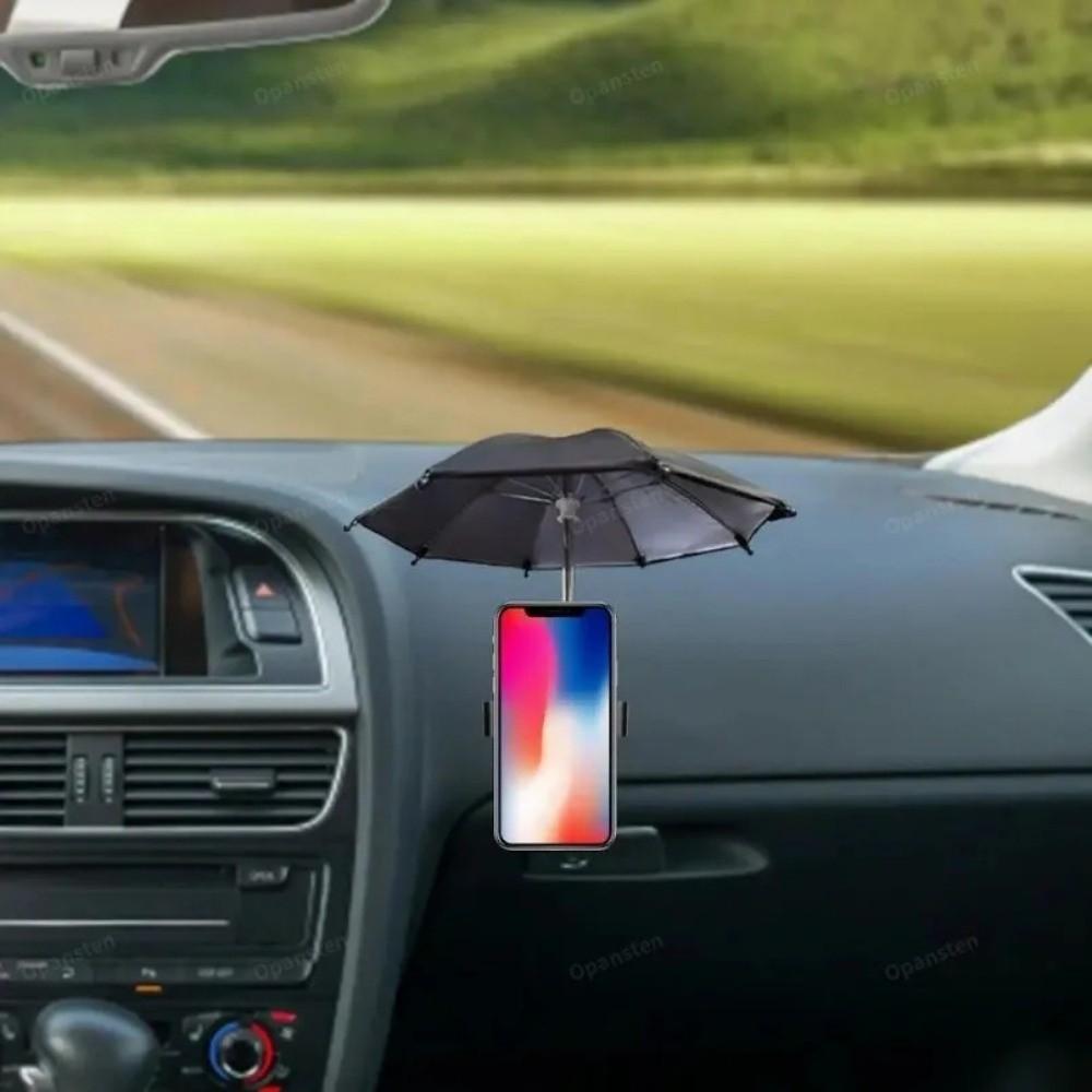 Sun Anti-Glare Phone Umbrella Car Visor Sunshade Sucker Holder Portable Mobile Phone Parasol