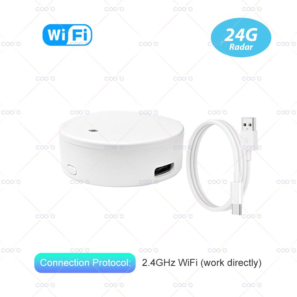 ZigBee Wifi 24G MmWave Human Presence Motion Sensor Radar Wave Human Detector Motion Detector Tuya Hub SmartLife Home Automation 24G WiFi