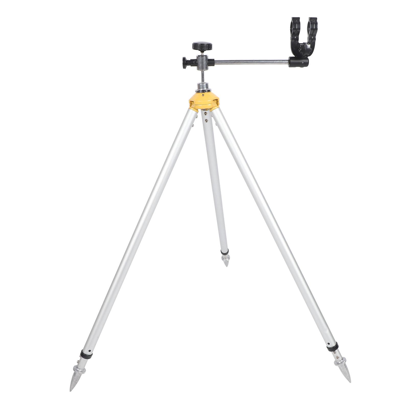 

Prism Pole Tripod 80 to 124cm Height Adjustable Aluminum Alloy Surveying Rod Support Bracket