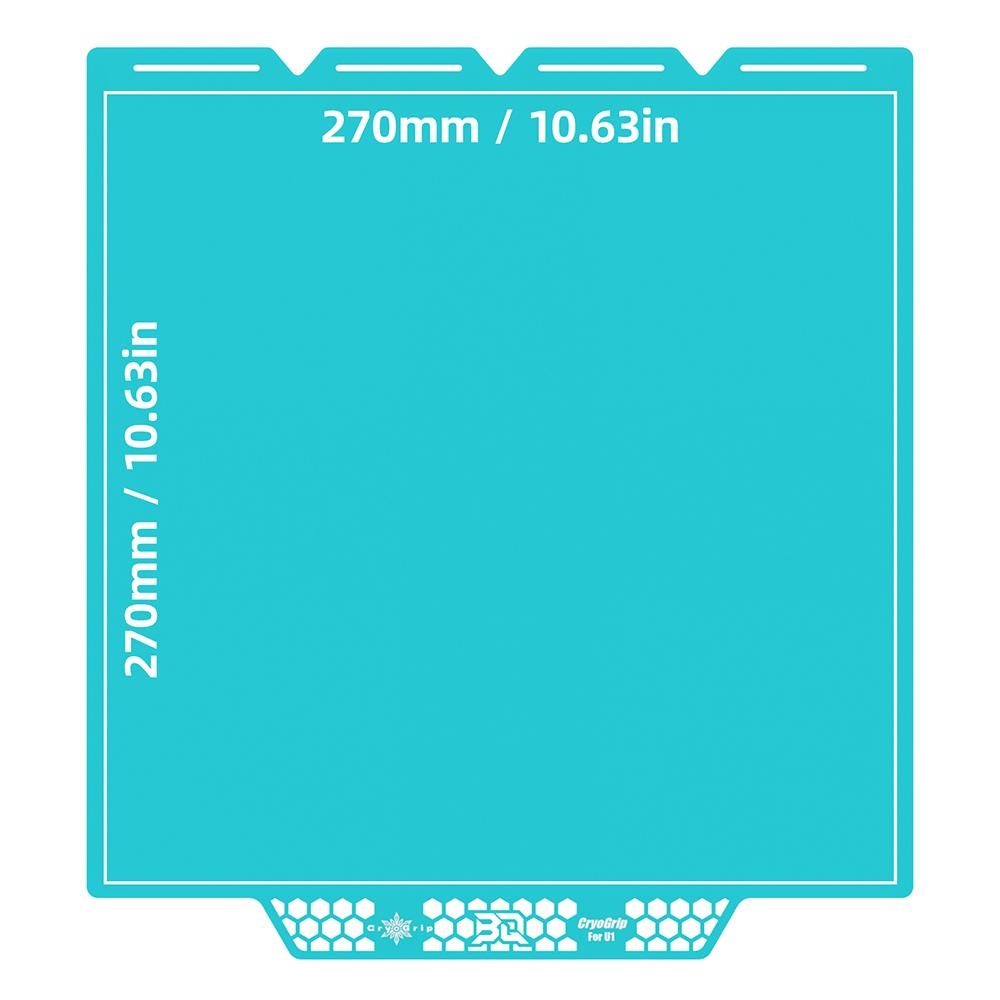 BIQU Panda Build Plate CryoGrip Pro Glacier/Frostbite Cool Plate Double Sided For Snapmaker U1 3D Printer Accessories 1PC
