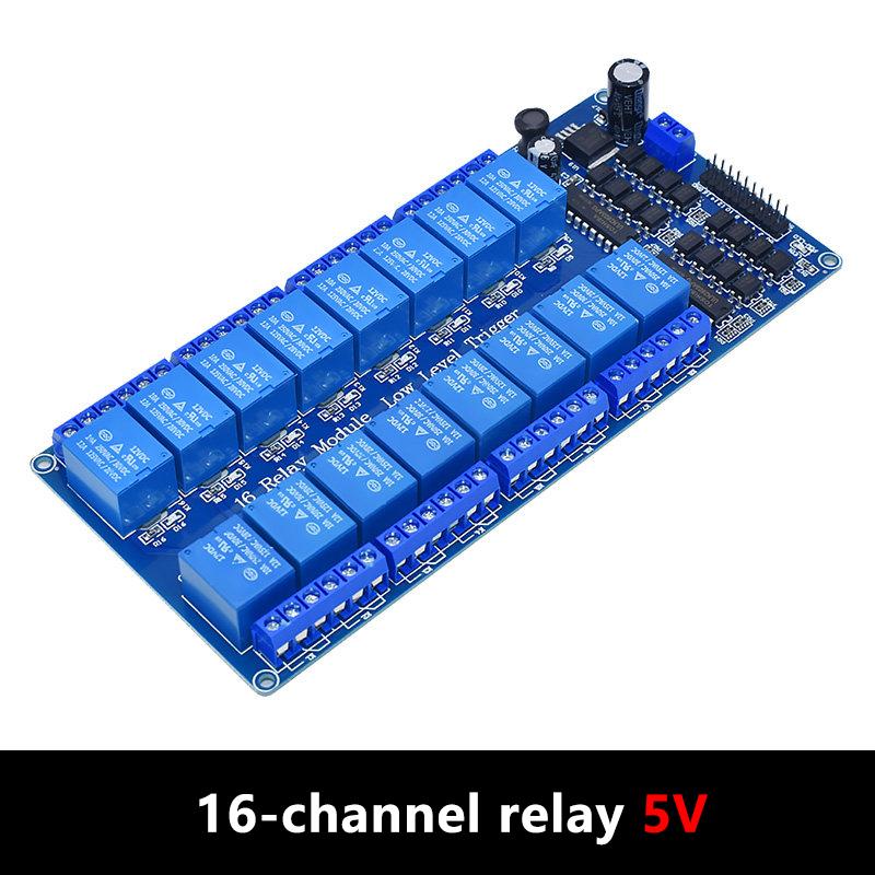 5V/12V/24V 1/2/4/8/16 Channel Relay Control Module, Opto-Isolated Low Level Trigger for PLC & Arduino