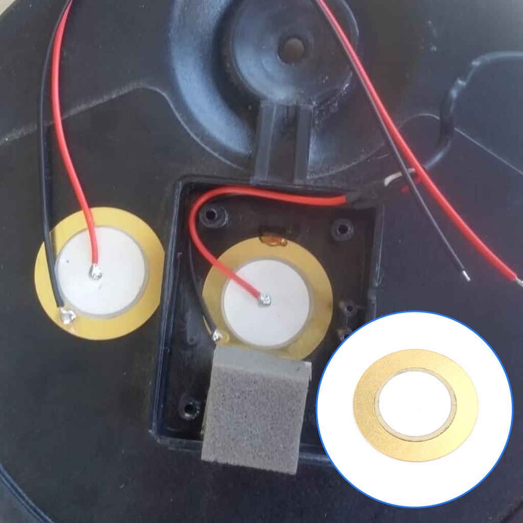 Pack Of 10 27mm Piezo Ceramic Buzzer Disc For Alarms And Timers Electronic Devices With High Sensitivity And Durability