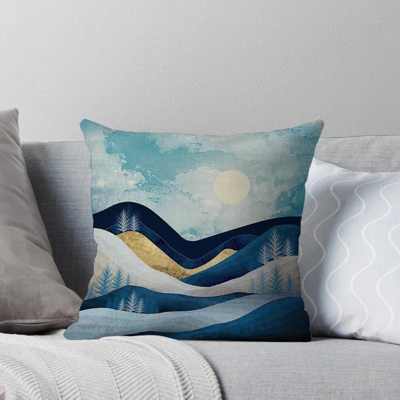 

Простой узор наволочка Чехлы на подушки осень 45X45см скандинавский 40x40см 50x50 60x60см Современная гостиная диван Дом кровать плюш 12x12Inch