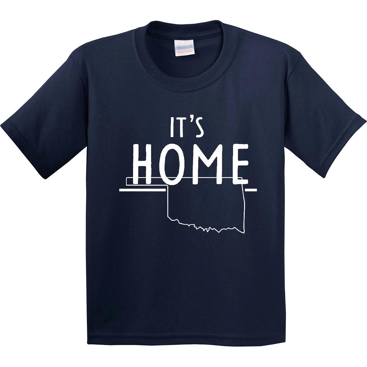 

Inktastic It s Home- State Of Oklahoma Outline Youth T-Shirt City Birthplace In 100