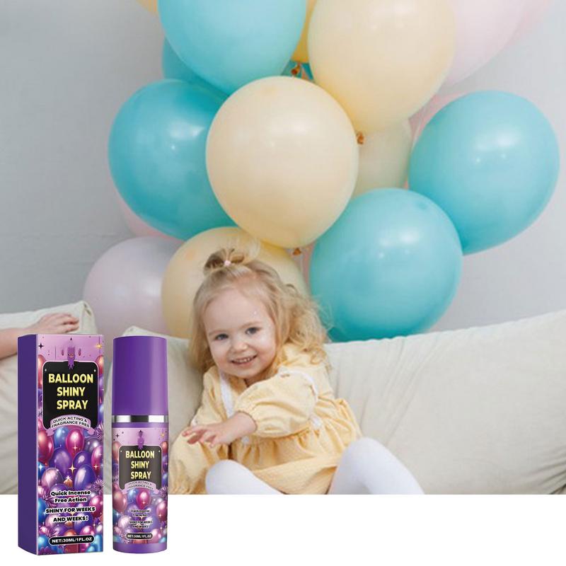 Ballonspray für Latexballons Ballon Hochglanzsprays Schnelltrocknend Ballon Aufheller Lichtbeständig Langanhaltender Glanzspray