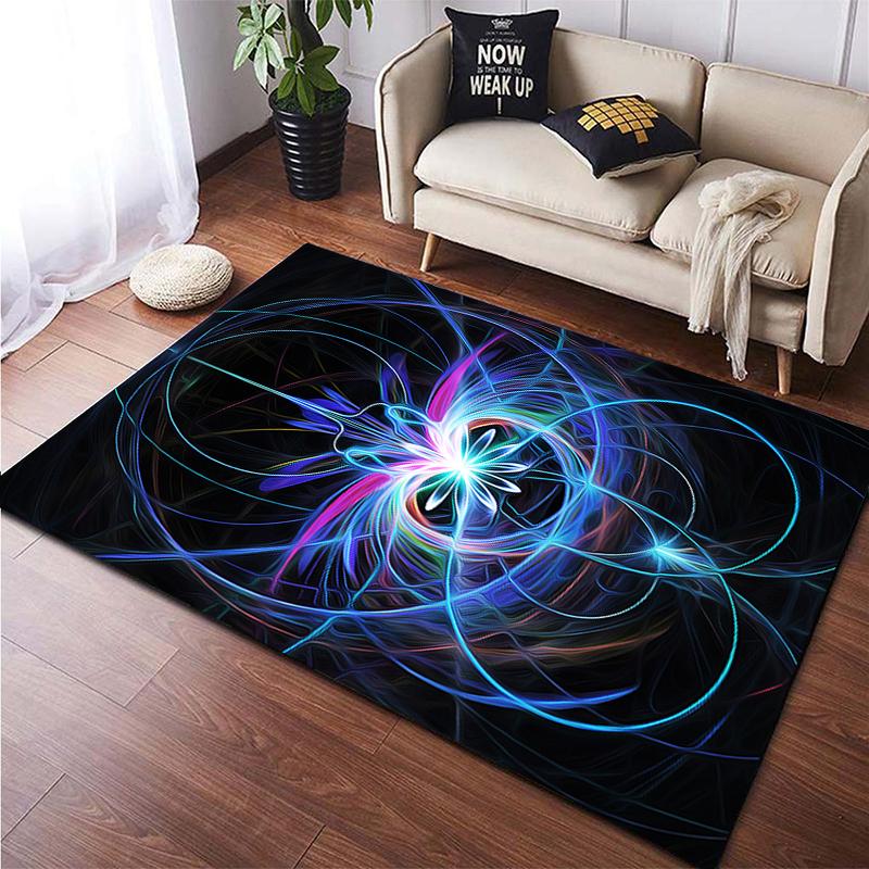 Colorful Magical Fantasy Abstract Art Printed Carpet for Living RoomHome Decoration Mats Boho Rugs Dropshipping Outdoor Rugs