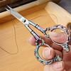 Retro Zakka Stainless Steel Antique Vintage Scissors Sewing Grooming Fishing Thread Cutter Paper Embroidery Cross-Stitch Shears