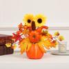 Foam Simulation  Pumpkin Flowers Fake Plant Halloween Pumpkin  Party Decor