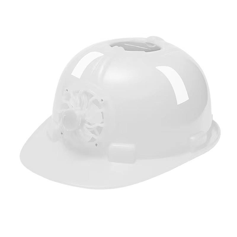 Safety Hard Hat With Solar Fan, Sun Protection Hat, Adjustable Waterproof Cap Style Vented Helmet For Work, Home Construction
