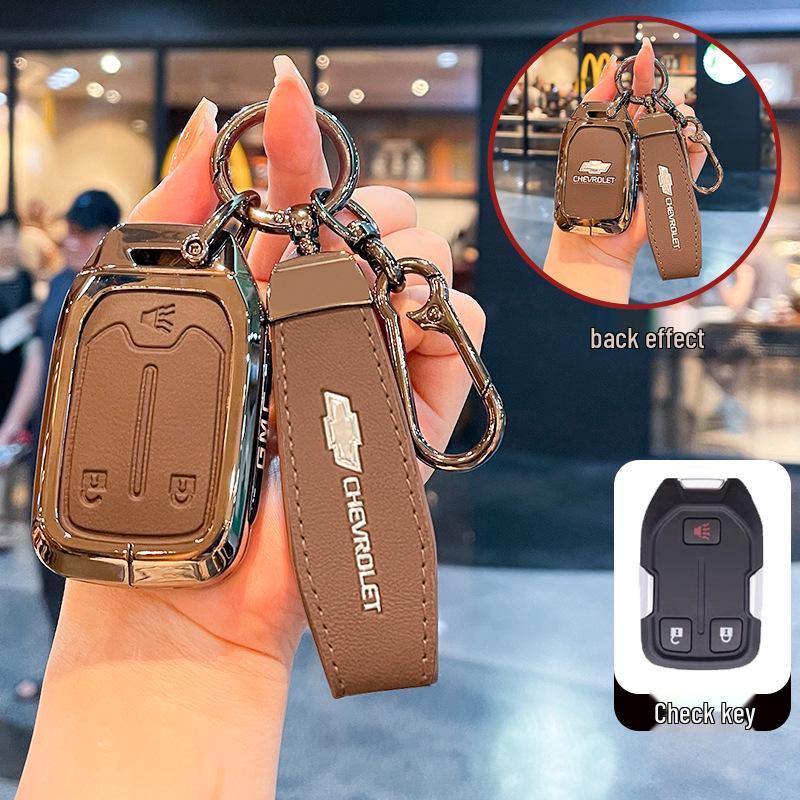 Chevrolet K5 Trax Cruze Sleuteletui - Star Milesuo Metalen Gesp Volledige Dekking Shell