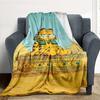 1PC Egyptian Garfield Outdoor Blanket Lightweight Flannel, Soft & Warm, All-Season Use for Sofa, Outdoor, Camping, Living Room, Office91
