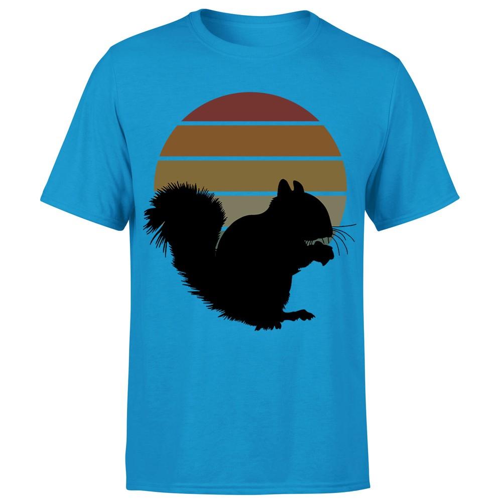 Squirrel Retro Vintage Funny Adults Unisexs Tshirt P1OrA
