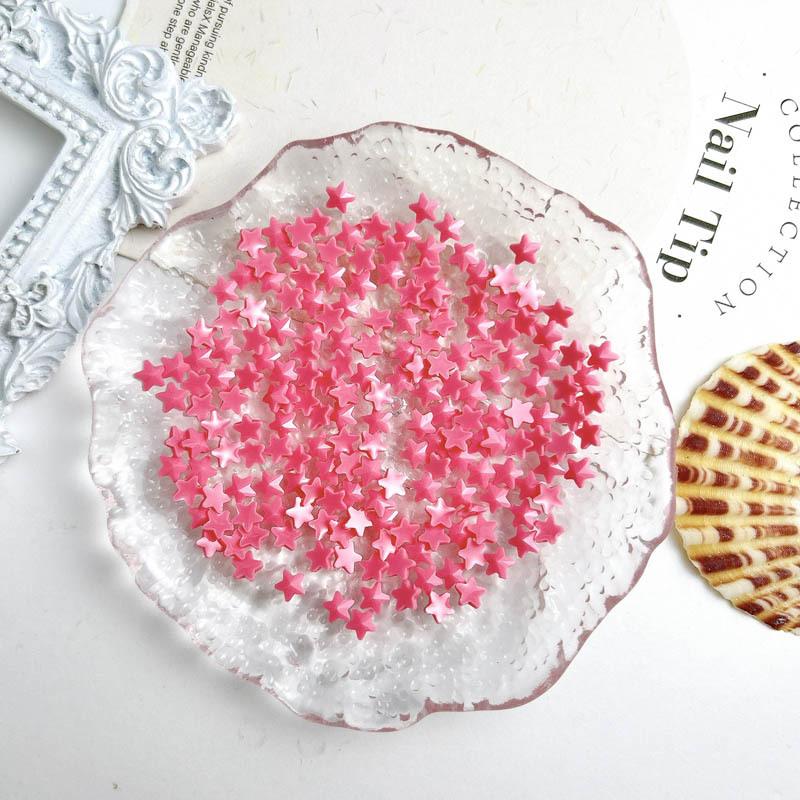 New Nail Art Resin Star Moon Ornaments Mini Small Macaron Nails DIY Phone Case Decoration