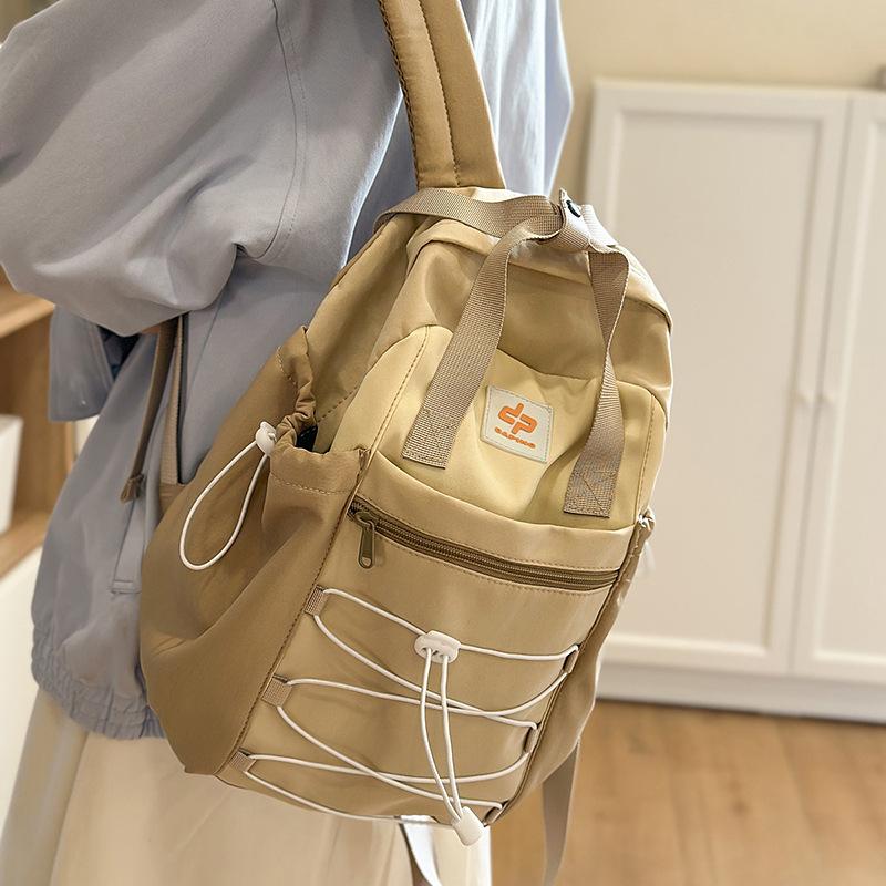 Schoolbag Guest Schoolbag Female Student Korean Version Light Travel Outdoor Leisure Sports Bag Campus Large Capacity Backpack