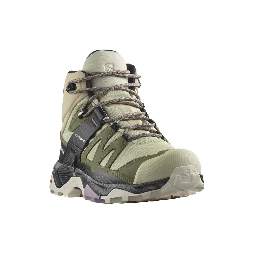 SALOMON Women's X Ultra 4 Mid GORE-TEX 'Alfalfa Deep Lichen Green' 474550