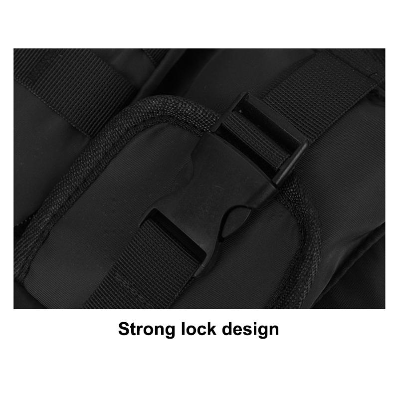 Casual Oxford Cloth Chest Bag Large Capacity Multi Pocket Men Vest Bag Waterproof Mountaineering Bag Outdoor Sports Bag