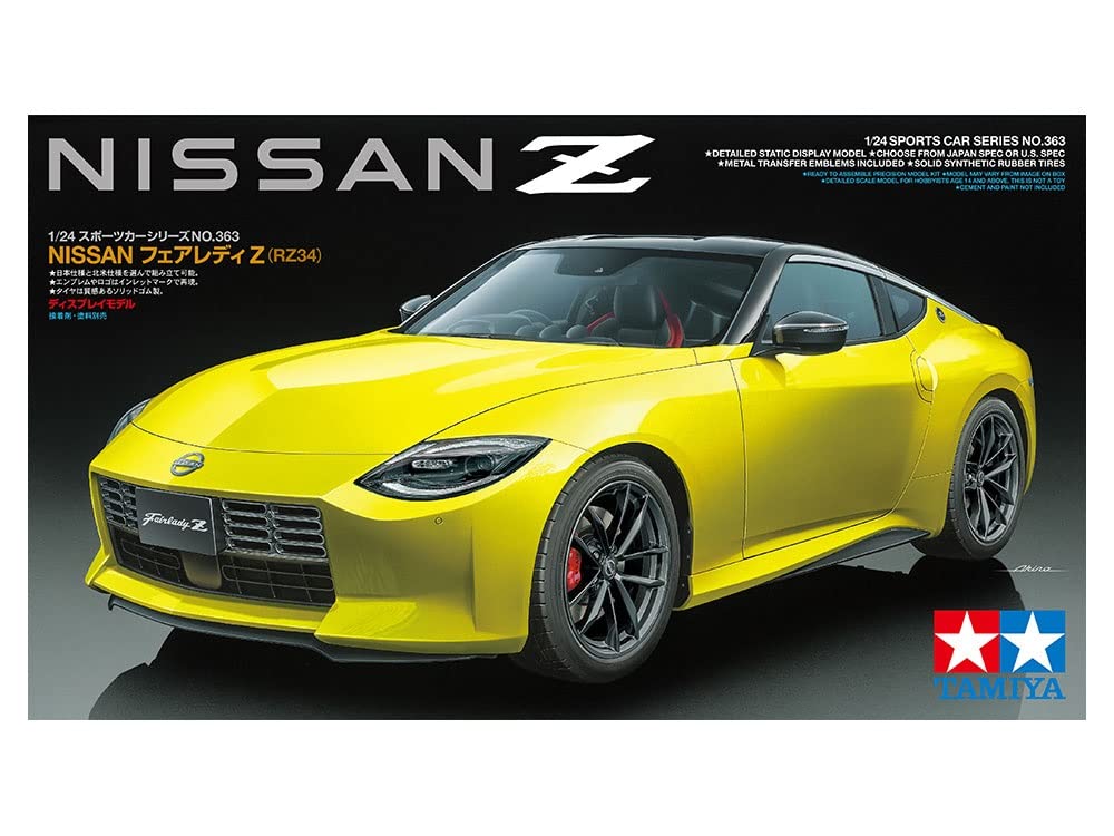 Tamiya Voiture de sport série NISSAN Fairlady Z modèle en plastique 24363 couleur de moulage 1/24 n° 363 (RZ34)