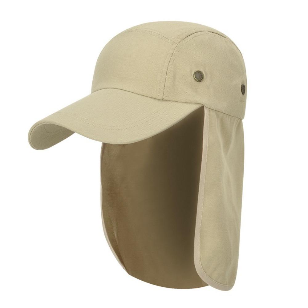 New Solid Couple Baseball Cap Retro Casual Hip Hop Gorras with Neck Protection Shawl Breathable Trucker Cap Unisex
