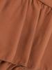 Women's Summer New Sweet Fresh High Waist Patchwork Slimming Pleated Skirt